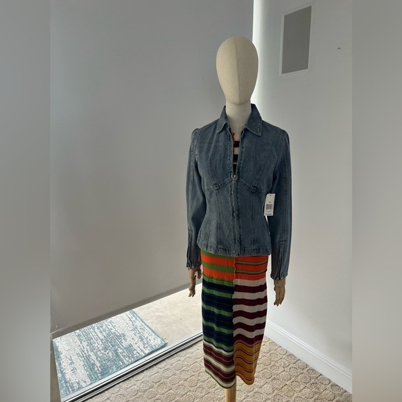 Blank NYC - metallic denim jacket - XS - Picture 3 of 12